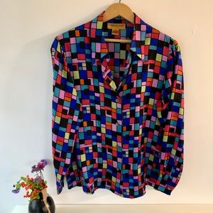 Stunning Vintage Silk Blouse